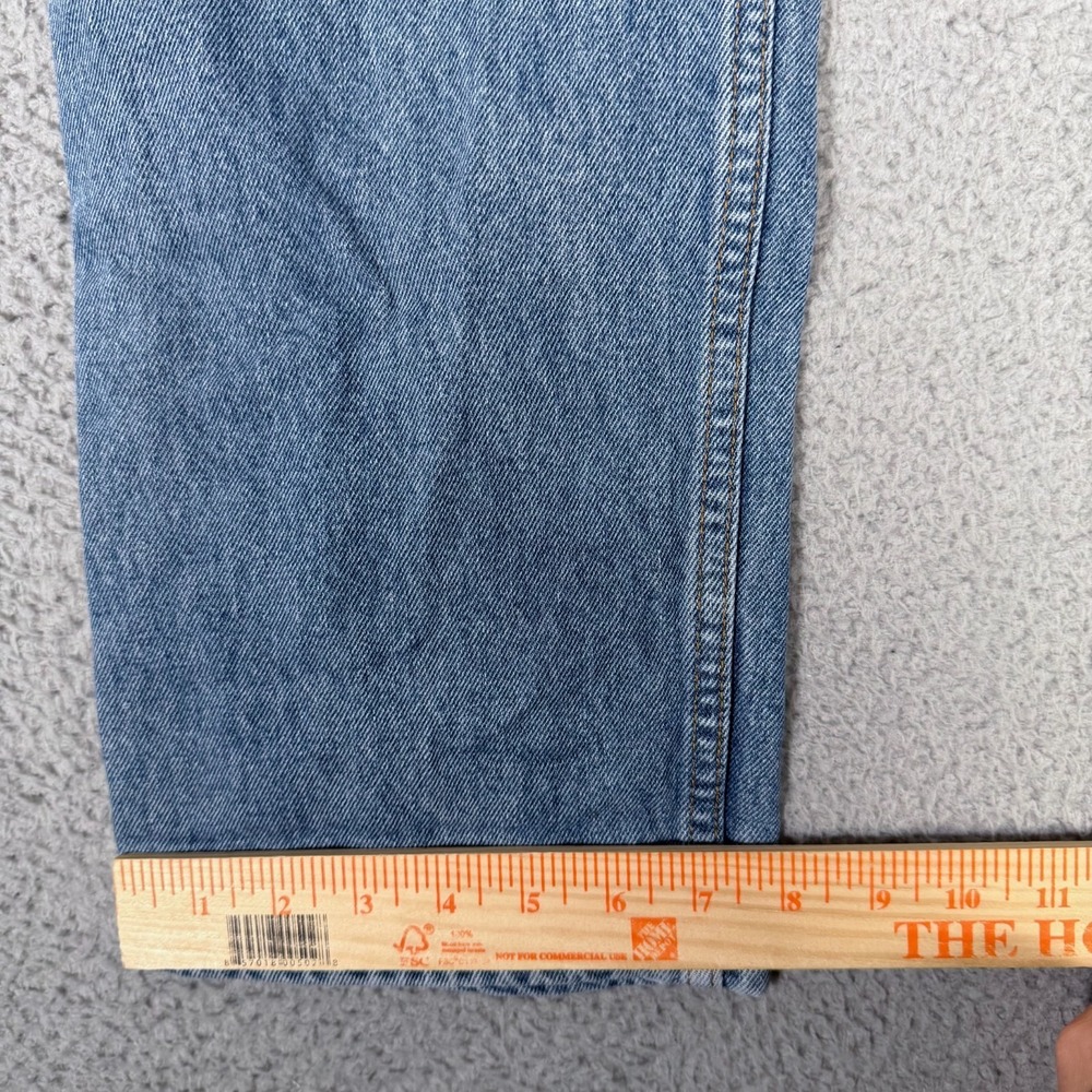 Vtg Levis Jeans Mens 38x32 (Fits 36) 550 Relaxed Fit Denim Light Wash Blue - Picture 6 of 9